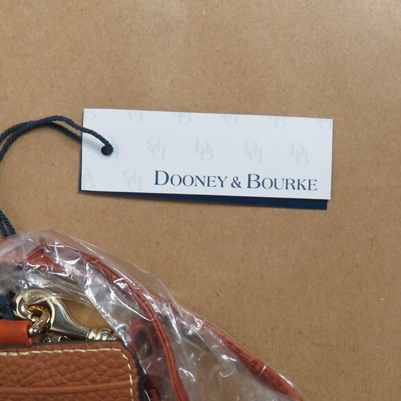 Dooney & Bourke Pebble Grain ID Lanyard (Caramel) - Picture 3 of 3